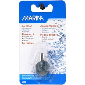 Elite Air Stone Aquarium Decor, Round, 7/8-Inch, Blue