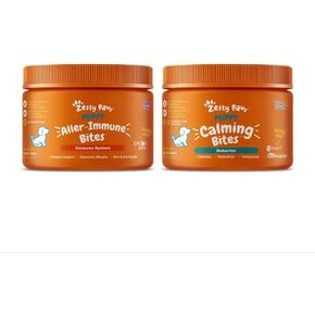 Zesty Paws Puppy Allergy & Immune Soft Phems + Puppy Puppy Holming Soft Phems
