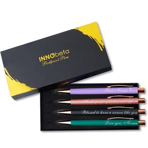 InnoBeta Nonna Gifts, Ballpoint Pen Set of 4, Gift Ideas for Nonna on Birthday, Christmas, Mother's Day - Nonna