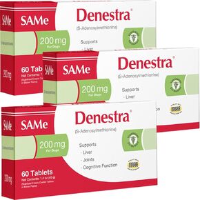 نفس الشيء بالنسبة للكلاب-S-adenosyl-l-methionine (نفس)-الدعم الكبد ، المشترك والمعرفي للكلاب-يعزز وظيفة الدماغ والتنقل-الصيغة المعتمدة من قبل الطبيب البيطري-200 ملغ-60 قرصًا (3 عبوات)