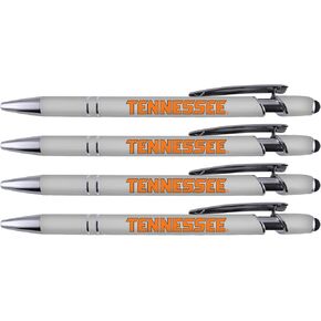 Greeting Pen Tennessee Soft Touch Coated Metal Pen 4 Pack (4003), White, Multi