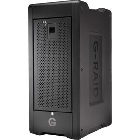 SanDisk Professional G-RAID Shuttle 8-Bay Thunderbolt 3 RAID Array مع محرك أقراص ثابتة سعة 160 تيرابايت (8 × 20 تيرابايت) قابل للإزالة