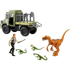 لعبة Jurassic World Legacy Collection Dinosaur Expedition Pack Toy للأعمار 4 وما فوق