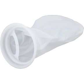 Filter Socks 200 4 Inch Ring by 10 Inch Long Aquarium Nylon Filter Bags with Plastic Rings Plastic, Mesh