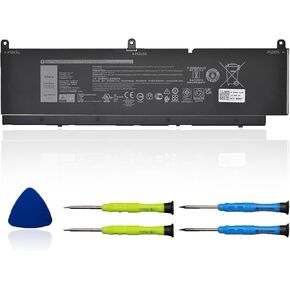 8FCTC Laptop Battery Compatible with Dell XPS 15 9500 Precision 5550 Alienware M15 R3 R4 M17 R3 R4 Series 69KF2 08FCTC 70N2F 070N2F 0M59JH 0P8P1P 0DVG8M 11.4V 56Wh 4650mAh