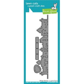 LAWN FAWN Cuts Custom Craft Dies: Village Border (LF1489)