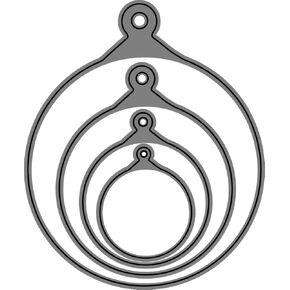 يموت كرة عيد الميلاد ، و DIY Scrapbooking Artist Metal Cutting Stensics for DIY Scrapbooking Stamp/Photo Abrum
