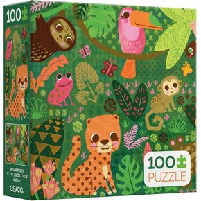Ceaco - Jungle Menagerie - 100 قطعة بانورامزو لغز