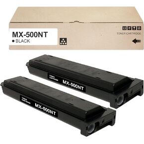 خرطوشة الحبر MX-500NT متوافقة مع MX-MX-M283N M363N M363U M453N M453U M503N M503U الطابعة | 2 حزمة ، أسود