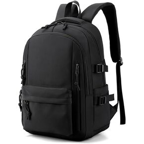 Casual Laptop Backpack for Men and Women, Commuter Backpack, Gym, Travel, Sports, Work, Book Bag, Business Black Backpack, Lightweight Back Pack, Waterproof, 30L.