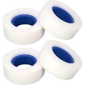 Asixxsix RC Tire Foam, 4PCS 2.2 Inch Tire Foam Insert Dual Stage Soft Sponge RC Car Crawler Tire Foam Clear Color RC Crawler Tire Foam RC Car Accessories for 1/10 1/8 RC Crawler (Blue)