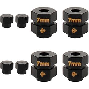 7mm Brass Wheel Hex Extended Adapters Counterweight for Axial TRX4M TRX-4M 1/18 RC Crawler Car Truck Parts