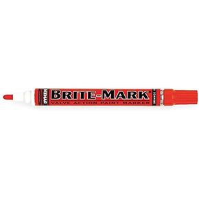 علامة الطلاء Dykem ، Brite Mark (R) 916 ، Orange - 84005 Pack of 5