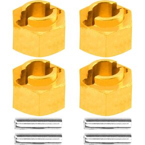 sharegoo 7mm brass whex Hex Hubs محول Extensions محول 4/5/6 مم متوافق مع Trx4M Bronco Defender 1/18 RC Crawler Car (6 مم)