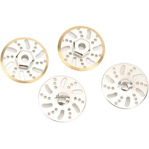4pcs الأوزان العجلة النحاسية محول محول نحاس الوزن محول عجلة فرامل محول ل SCX24 C10 1/24 RC CAR