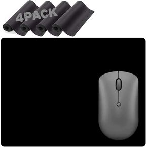 4 حزمة mousepad للكمبيوتر USB أو الماوس اللاسلكي - سوداء سليم
