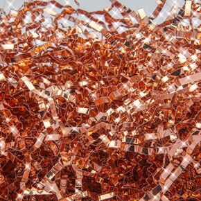 Caleihd 150g تمزيق حشو الورق تجعيد الورق العشب لصناديق الهدايا ، سلال عيد الفصح ، غلاف الهدايا وملء الذهب الوردي