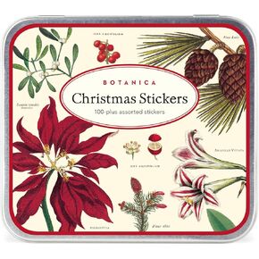 Cavallini & Co. Botanica Christmas Sticker Set, Assorted