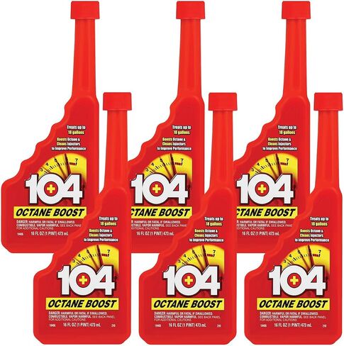 الأداء (10406-6PK) تعزيز الأوكتان - يعزز الأوكتان وينظف الحاقنات لتحسين أداء المحرك - تحسين المسافة المقطوعة بالغاز - زجاجة واحدة تعالج ما يصل إلى 18 جالونًا، 16 أونصة سائلة. أوقية. 6 حزم in Saudi Arabia