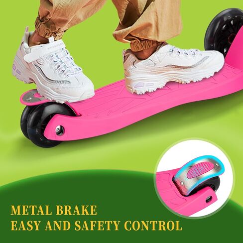 سكوتر الأطفال ، 3 عجلات سكوتر لطفل صغير 3-10 ، ركلة سكوتر مع 4 مقاود قابلة للتعديل مع المقاود ، 3 عجلات مريحة ، سكوتر صغير للأطفال فتيان in Kuwait