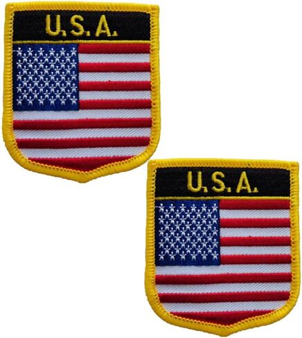 Vatican Single Flag Embroidered Patches Tactical Morale Applique Fastener Iron On Sew On Emblem Patch 2 Pieces (Vatican) in Saudi Arabia