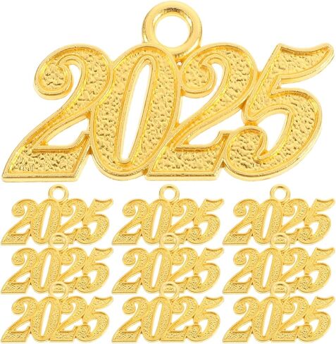 Operitacx 2025 Tassel Charms for Graduation Cap, 2025 Charms Graduation Decorations, Graduation Charm for Graduate Hats in Saudi Arabia