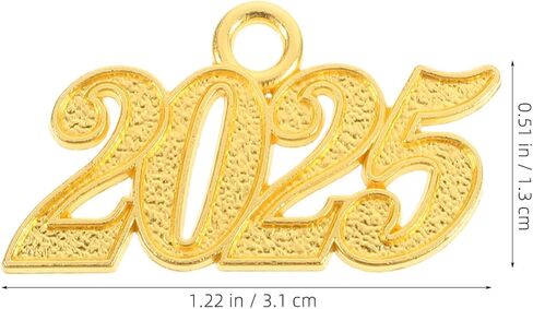 Operitacx 2025 Tassel Charms for Graduation Cap, 2025 Charms Graduation Decorations, Graduation Charm for Graduate Hats in Saudi Arabia