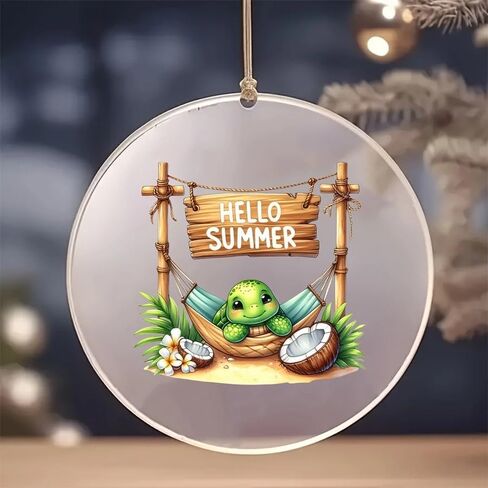 8pcs Beach & Pool Summer Turtle UV DTF Cup Wraps Transfer Waterproof Sticker for Glass Cups Furniture Craft DIY Crafts，Rub on Transfer Stickers for DIY Water Bottle Laptop Decal Wood Car in Saudi Arabia