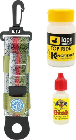 Gehrke’s Gink and Loon Outdoors Top Ride Dry Fly Floatant with Kingfisher Combo Holder in Kuwait