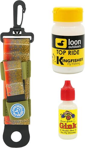 Gehrke’s Gink and Loon Outdoors Top Ride Dry Fly Floatant with Kingfisher Combo Holder in Kuwait