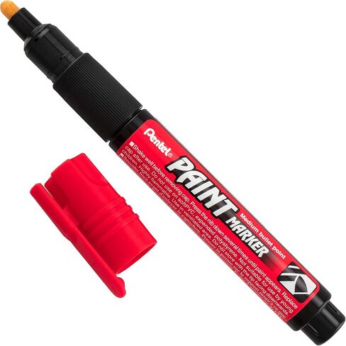 Pentel Paint Markers, Medium Bullet Point, Assorted Ink (DEFGKNPSV) 9-pk - MMP20BP9M in Saudi Arabia