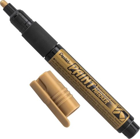 Pentel Paint Markers, Medium Bullet Point, Assorted Ink (DEFGKNPSV) 9-pk - MMP20BP9M in Saudi Arabia