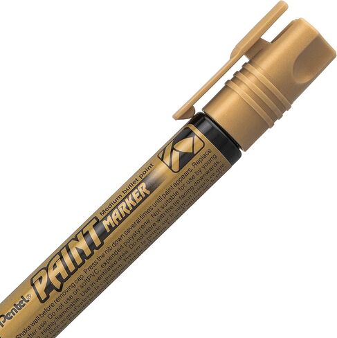 Pentel Paint Markers, Medium Bullet Point, Assorted Ink (DEFGKNPSV) 9-pk - MMP20BP9M in Saudi Arabia