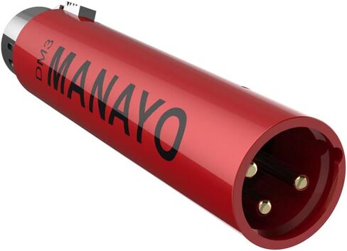 In-line Microphone Pream, Mic Booster Preamplifier for Dynamic and Passive Ribbon Microphones (Black) in Kuwait