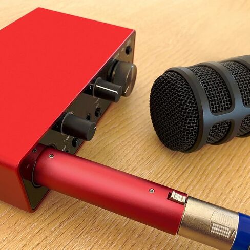 In-line Microphone Pream, Mic Booster Preamplifier for Dynamic and Passive Ribbon Microphones (Black) in Kuwait