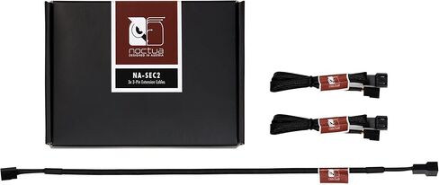 Noctua NA-SEC1, 4-Pin Extension Cables (30cm, Black) in Kuwait