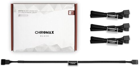 Noctua NA-SEC1, 4-Pin Extension Cables (30cm, Black) in Kuwait