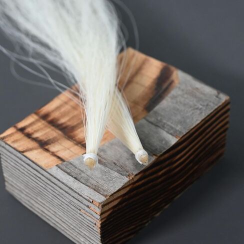 2 Hanks Black Mongolian Horse Hair for Cello Bows 31'' Cello Bow Hair Replacement kit in Kuwait