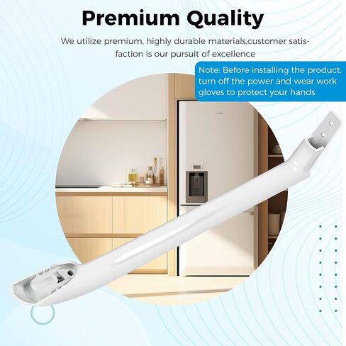 5304486359 Refrigerator Door Handle Replace 5304506469 5304504507 5304497105 AP6036330 Right Refrigerator Side Door Handle FFTR1814QW4A FFTR1821QW0 FFTR1821QW1 FFTR1814QW3 LFTR1814LWK LFHT1831QP2 in Kuwait