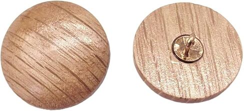 20pc Natural Wood Buttons with Shank Round Buttons DIY Craft Sewing Button 18mm in Saudi Arabia