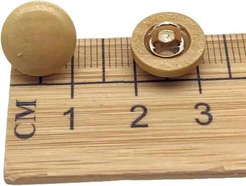 20pc Natural Wood Buttons with Shank Round Buttons DIY Craft Sewing Button 18mm in Saudi Arabia