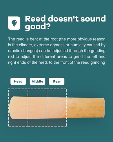 أداة إعادة تشكيل القصب الزجاجي، ملحقات الساكسفون، مجموعة أدوات إصلاح أداة تشذيب قصب الساكسفون in Kuwait