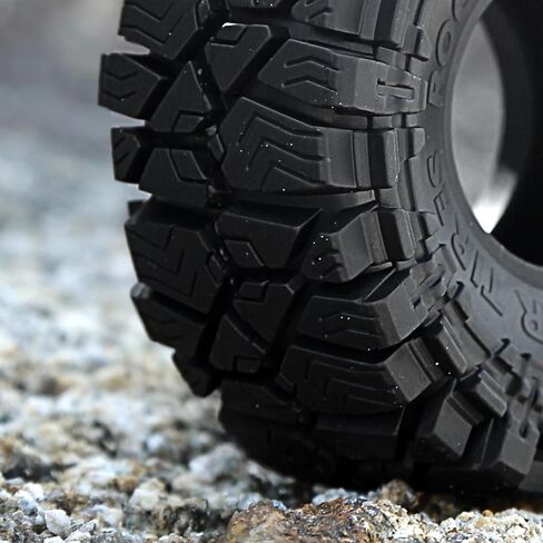 4PCS 1.9 inch RC Mud slingers Tires 115mm RC Rubber Crawler Tyres Set Mud Grappler Tires Fit for 1/10 RC Crawler Car Axial SCX10 90046 SCX10 III Traxxas TRX4 TRX6 Tamiya CC01 D90 in Saudi Arabia