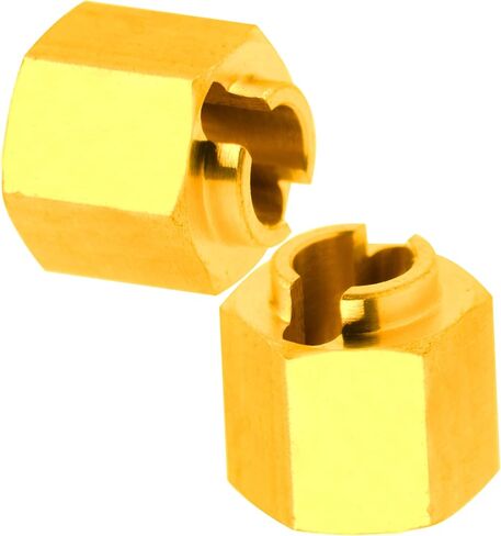ShareGoo 7mm Brass Wheel Hex Hubs Hex Extenders Adapter 4/5/6mm Compatible with TRX4M Bronco Defender 1/18 RC Crawler Car (6mm) in Saudi Arabia