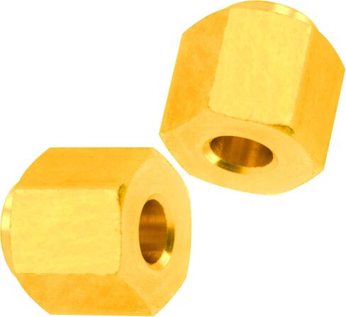 ShareGoo 7mm Brass Wheel Hex Hubs Hex Extenders Adapter 4/5/6mm Compatible with TRX4M Bronco Defender 1/18 RC Crawler Car (6mm) in Saudi Arabia