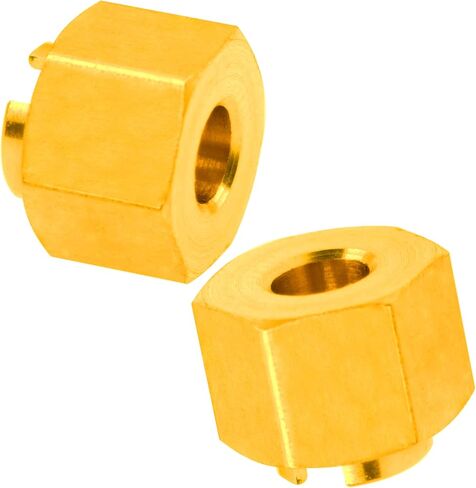 ShareGoo 7mm Brass Wheel Hex Hubs Hex Extenders Adapter 4/5/6mm Compatible with TRX4M Bronco Defender 1/18 RC Crawler Car (6mm) in Saudi Arabia