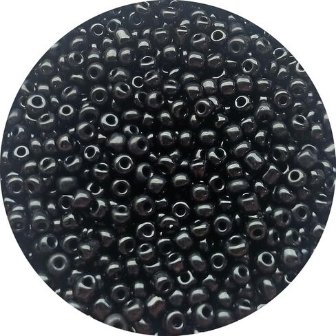 1000pcs 3 مم حبات زجاجية لصنع المجوهرات ، حبات بذرة الزجاج حبات الحرف للأساور DIY تزود الصداقة الصداقة التي تصنعها (White-3mm-1000pcs) in Kuwait