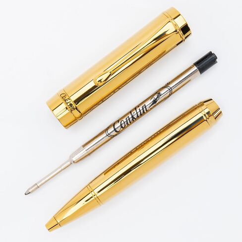 Conklin Duragraph Metal Ballpoint Pen PVD Gold – High-End Writing Instrument with Durable PVD Coating, Ideal Gift for Professionals in Saudi Arabia