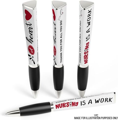 ممرضة الأسبوع هدية قلم الحبر (قلم واحد ، 3 جوانب مع مقطع) هدايا الأسبوع للممرضات ، هدايا مضحكة للممرضات - أقلام الممرضات ، هدايا ممرضة مثالية للنساء - هدايا باردة للممرضات هدايا ممرضة مضحكة ، هدايا الممرضات in Kuwait