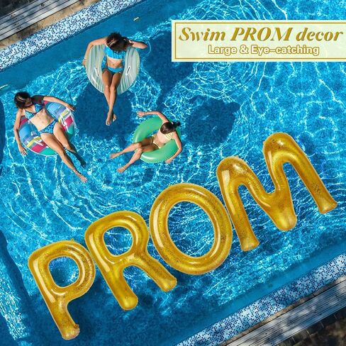 Hydren 48 "تجمع التخرج الضخم عائم 2025 GRART PROM خطاب القابل للنفخ عملاق GRAD GRAD Party Decorations Floiting Number Letters for Pool Beach Class of 2025 Party Decor in Kuwait
